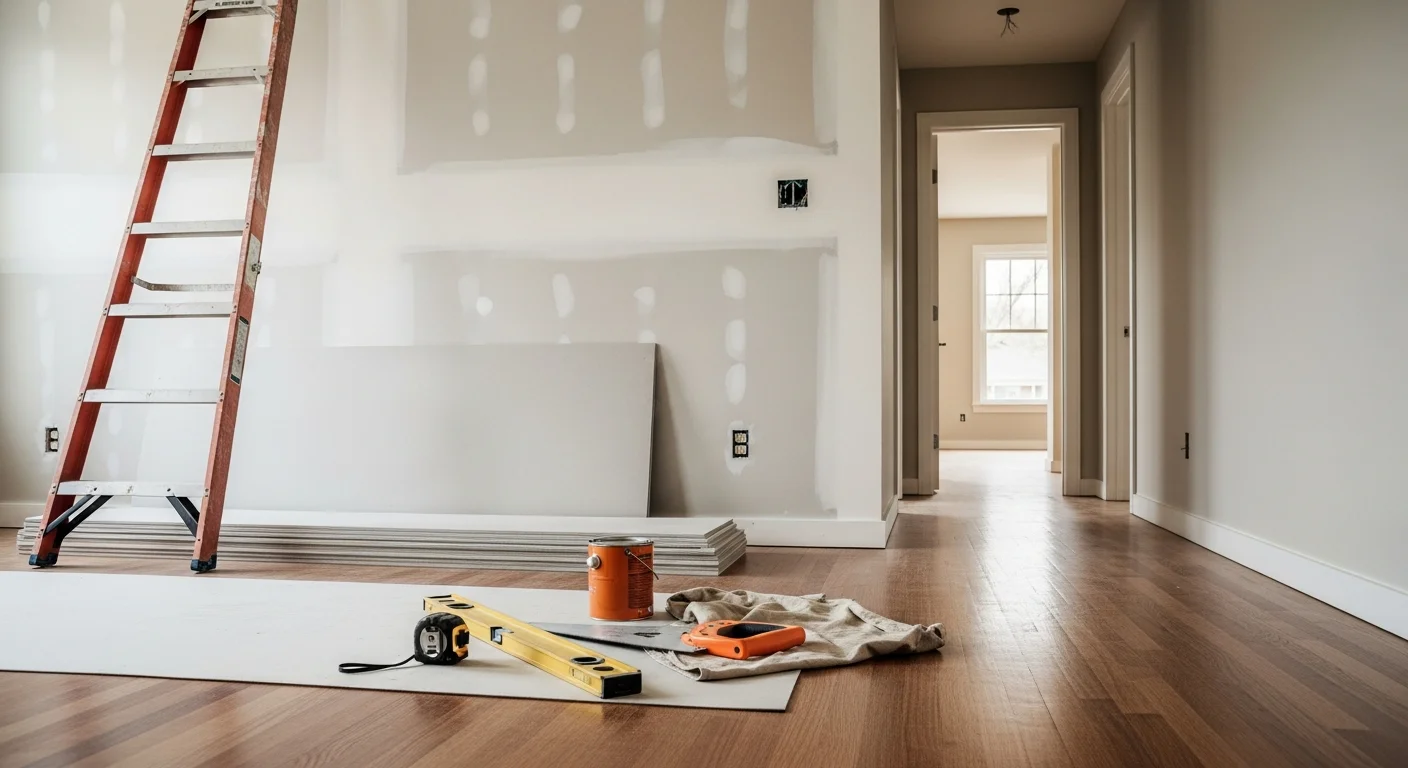 General contractor team working on home renovation project